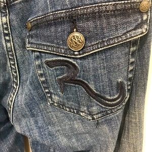 ROCK & REPUBLIC KASANDRA BOOTCUT JEANS SZ 4/27